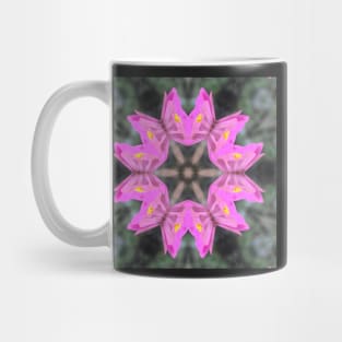 Zinnia Flower Butterfly Kaleidoscope Pattern (Seamless) 5 Mug